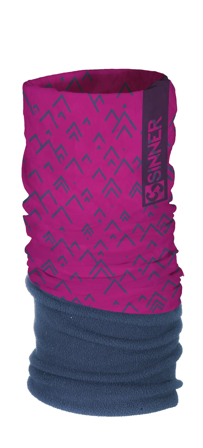 2024 Sinner kids fleece neckwarmer pink tri